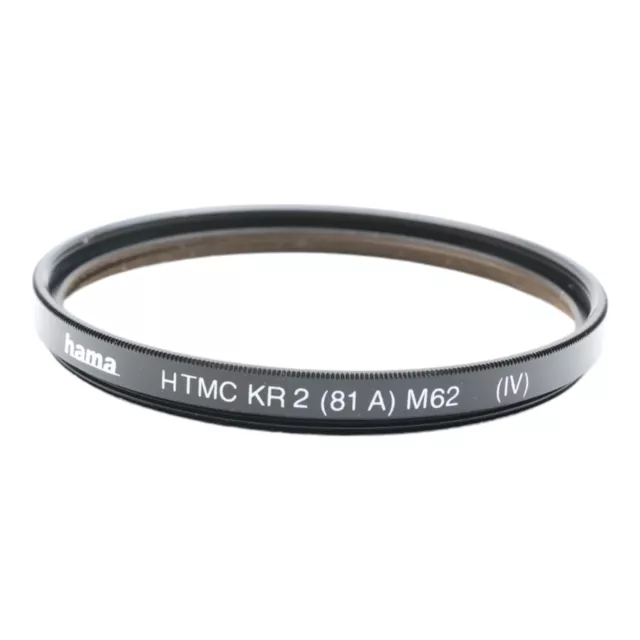 HTMC KR2 (81A) M62 (IV) 62mm Correction Filter Amber Amber Yellow