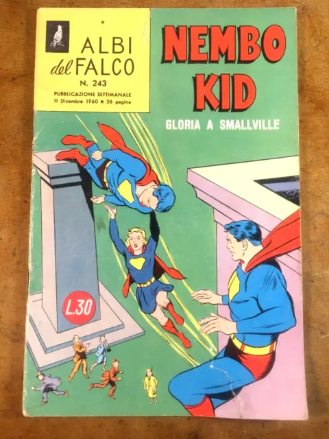 Albi del Falco Nembo Kid n 243 ! Dicembre 1960 ! Ottimo !!