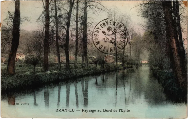 CPA Bray et Lu Landscape on the Edge of the Epite FRANCE (1309356)
