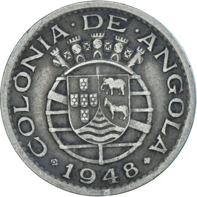 [#1356465] Coin, Angola, 50 Centavos, 1948