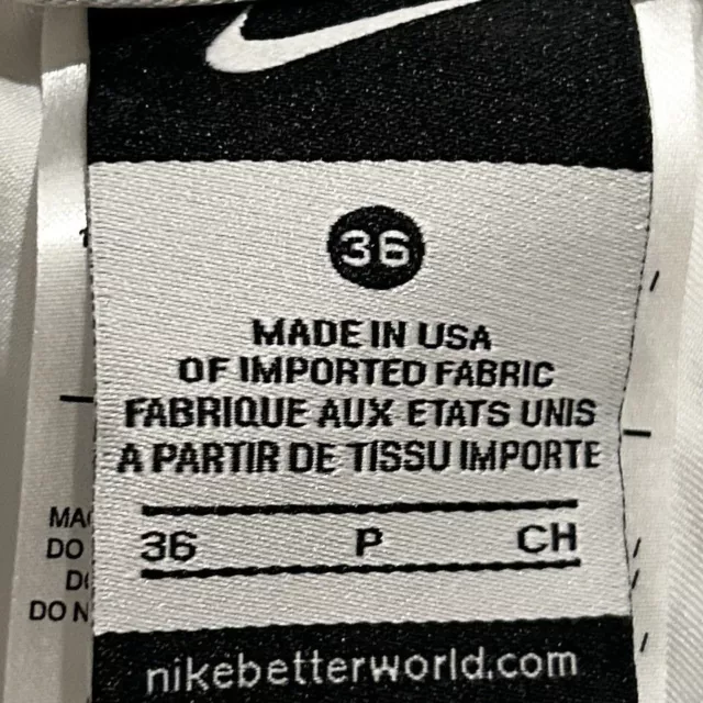 Nike UConn Huskies Team Issued 2014-15 Mens Size 36 Long White Basketball Shorts 3