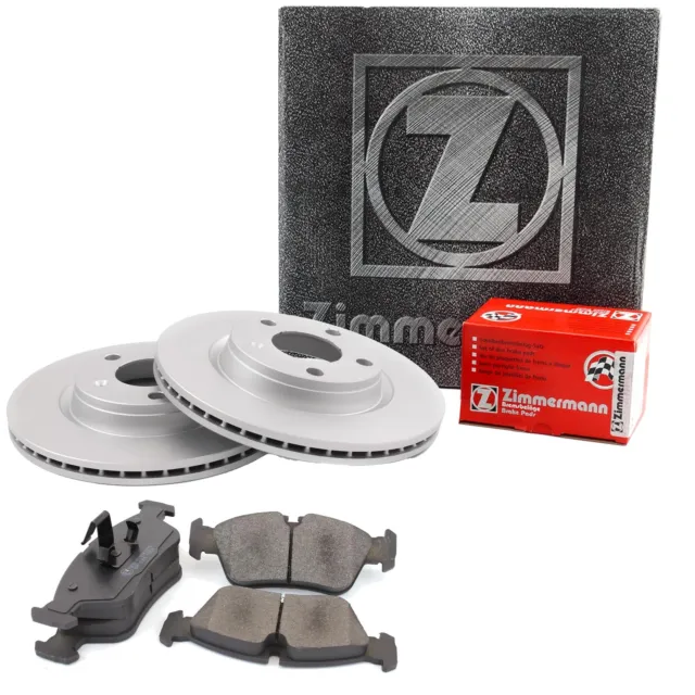 ZIMMERMANN Set Di Dischi Freno Anteriori Ventilati + Pastiglie per Mazda MX-5 IV