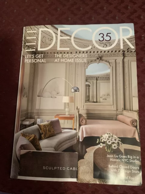 Elle Decor MAGAZINE April 2024 Issue Label Cut Out