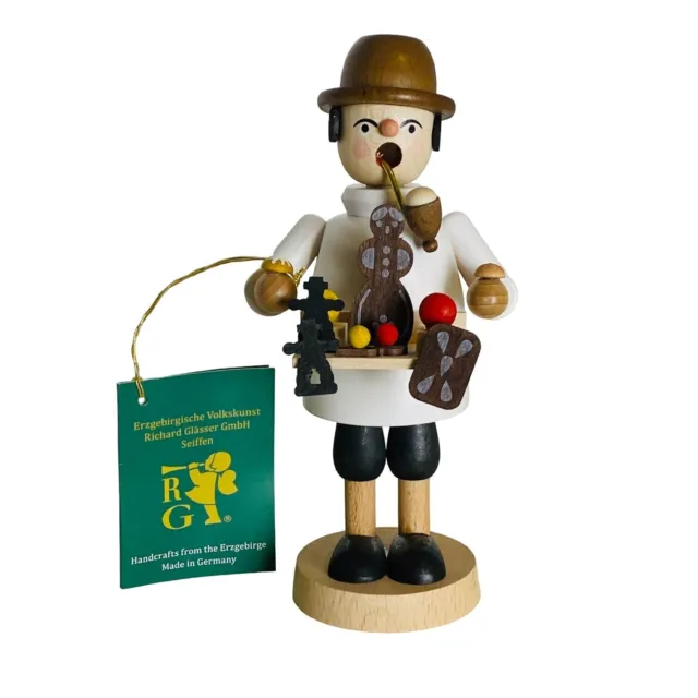 Richard Glasser Erzgebirge Germany Wooden Nutcracker Toy Maker Figurine