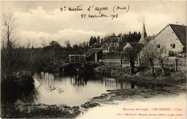 CPA Environs de Laigle - Les Apres - L'Iton (259040)