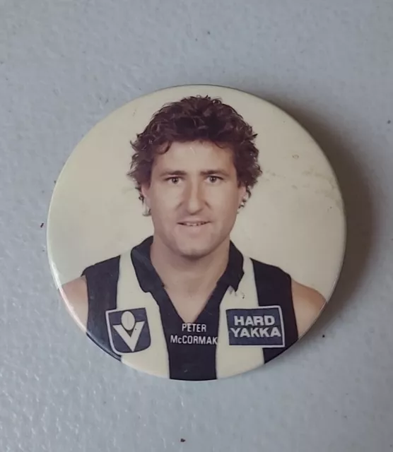 1980s Collingwood Magpies VFL/AFL Player Badge - Peter McCormack