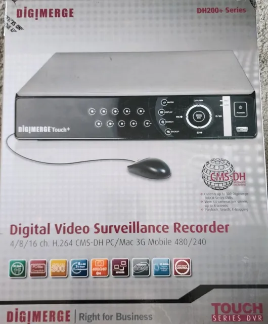 DigiMerge DH200+ Series DH204501  DVR Digital Video Surveillance Recorder.