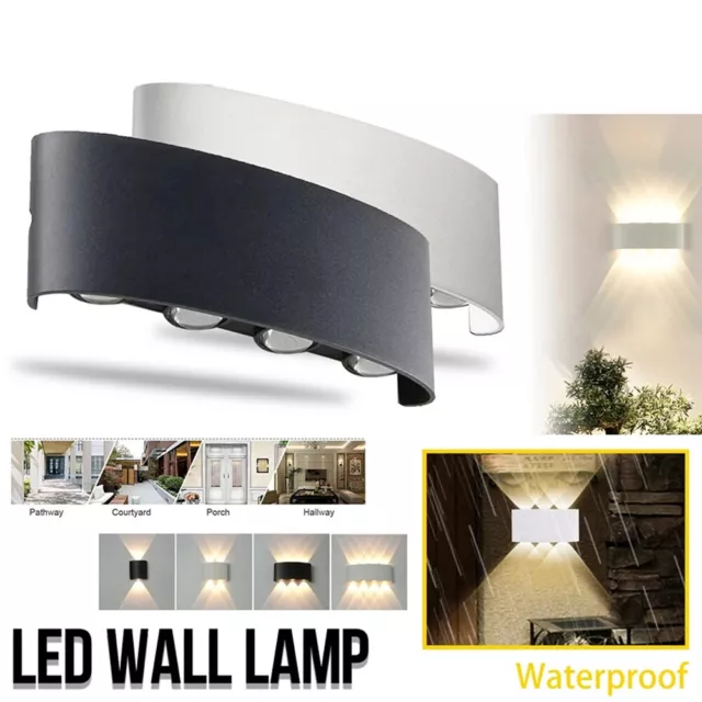 Modern LED Wall Light Up Down Outdoor Indoor Sconce Lamp Lighting Fixture