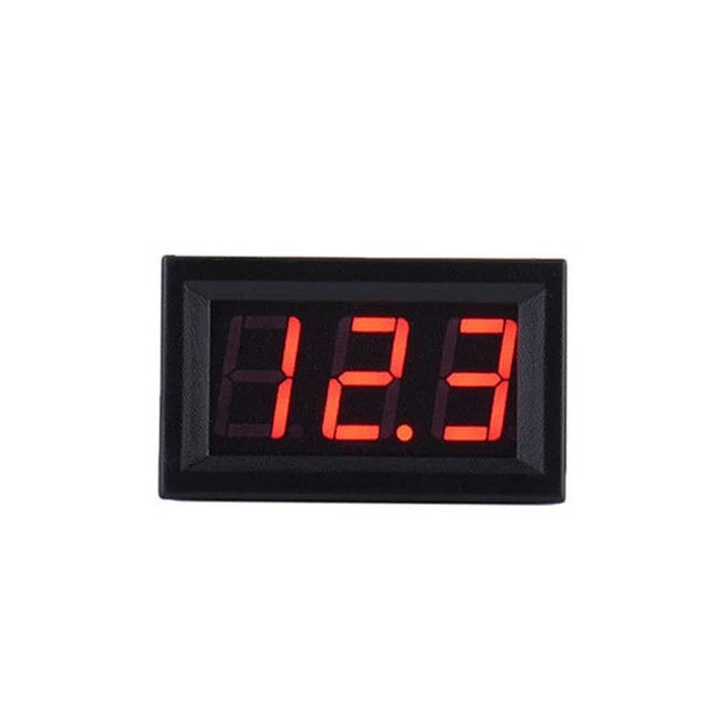 Voltmetro Digale A 2 Fili DC 5-120V Misuratore Da Pannello Di - Foto 13