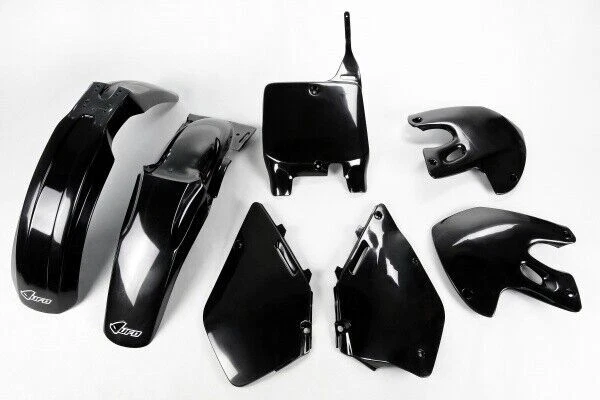 Cache-radiateur UFO PLAST Noir Pour Suzuki RM 125 Et RM 250 1993-1995