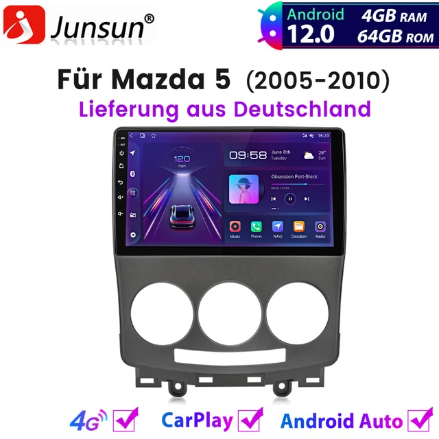 4+64G per Mazda 5 2005-2010 Android autoradio GPS navigatore satellitare stereo BT SWC carplay