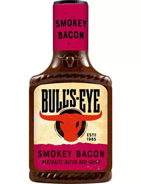 BULLS EYE "Smokey Bacon"  rauchige BBQ Grillsauce 300ml - Varianten 1-6 Stck