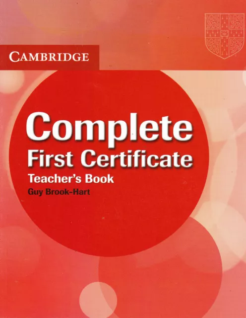 Cambridge COMPLETE FIRST CERTIFICATE FCE Teacher's book @BRAND NEW@