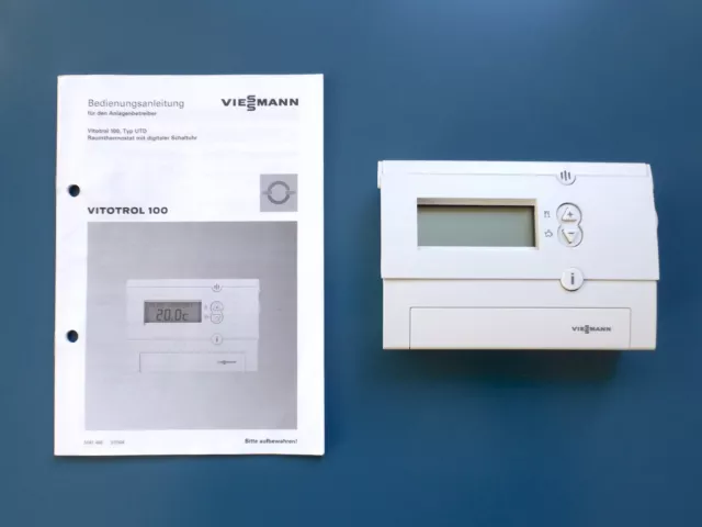 VIESSMANN 7179059 Vitotrol 100 Typ UTD Raumthermostat mit digitaler Schaltuhr