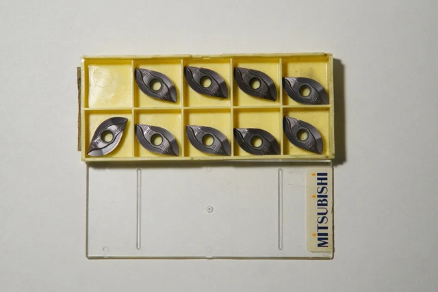 Mitsubishi Carbide Milling Inserts - Qty 9 - Srm216C Mvp15Tf