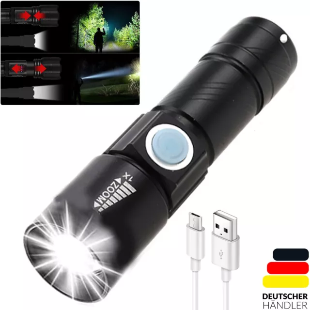 Super Hell 6000 Lumen Taschenlampe LED Aufladbar Taschenlampen Fackel Flashlight