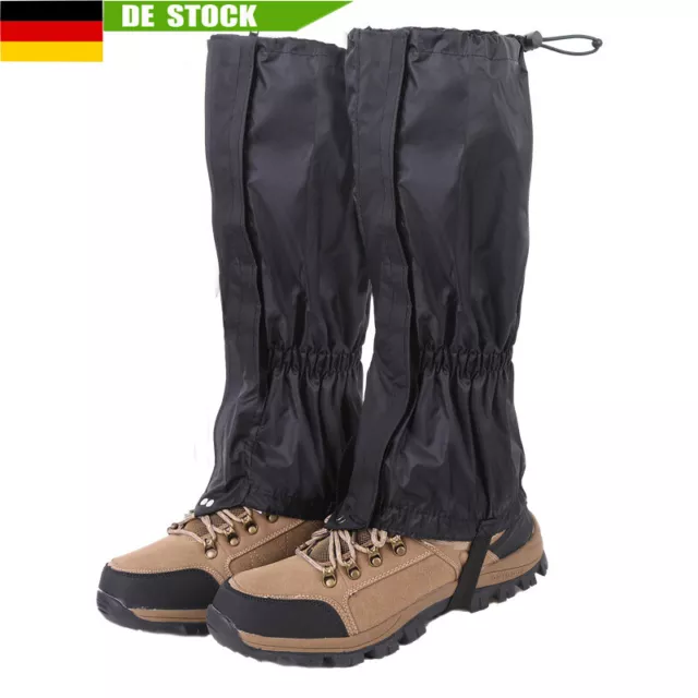 Wasserdicht Gamaschen Wandern Outdoor Nässeschutz Schnee Jagd Klettern Gaiters