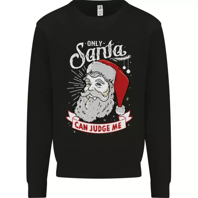 Babbo Natale Can Giudice Me Funny Natale Bambini Felpa Maglione