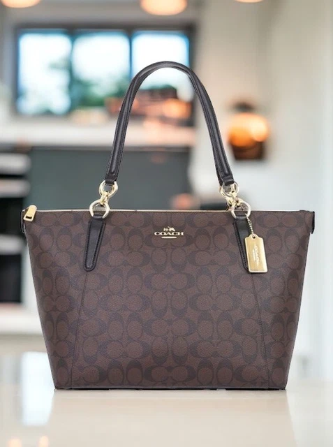 Coach ava clearance tote signature