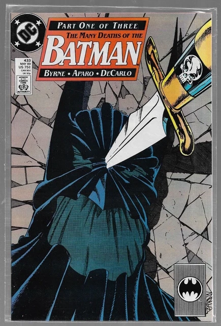 BATMAN #433, #434, #435 - The Many Deaths of The Batman - VF/NM or better  APARO