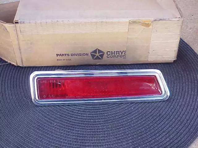 1970 1971 Dodge Dart Plymouth Scamp NOS Mopar Sidemarker Lampe Links