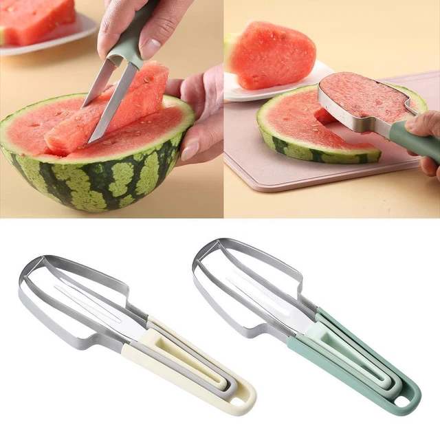 3IN1 WATERMELON FORK Slicer Cutter Watermelon Popsicle Cutter