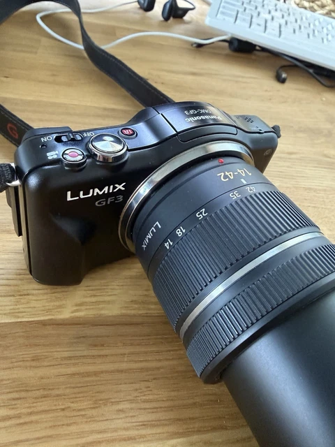 Appareil Panasonic LUMIX DMC-GF5K 12.1 MP Avec Objectif 14-42 Mm - Hybride Rouge