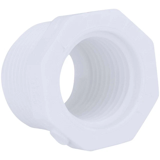 Charlotte Pipe 1-1/4 In. MPT x 1/2 In. FPT Schedule 40 PVC Bushing Charlotte