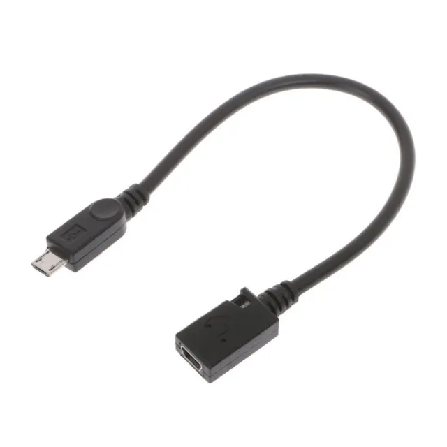 USB 2.0 Mini-B 5-Pin Female to Micro-USB Male Adapter Cable Converter 22cm Cable