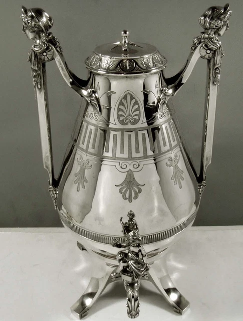 Gorham Silver Tea Set     c1863 EGYPTIAN REVIVAL
