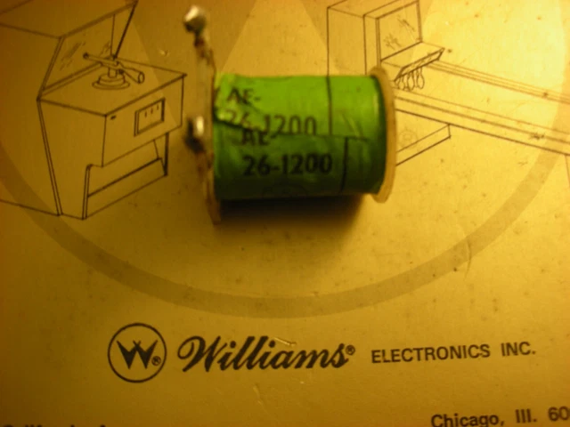 Bobine Flipper Williams Z-27-1000 - Pièce Neuve Pour Machine à Sous, Pinball