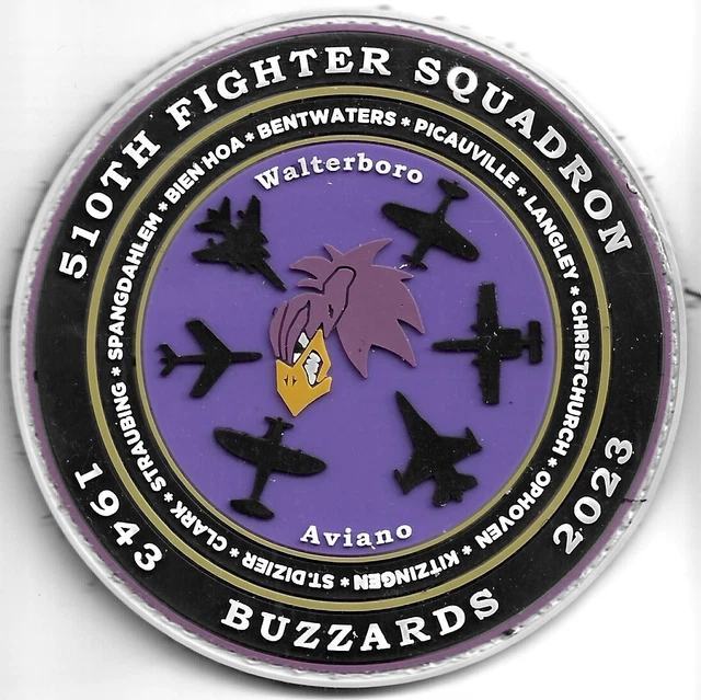 USAFE 510th FS ハロウィンPVCパッチ 510th Fighter Squadron Patch – With hook and loop | eBay