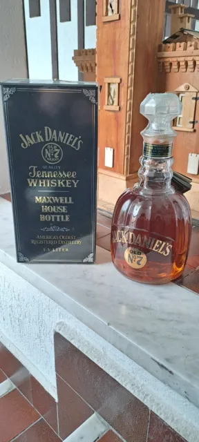 Jack daniels old 7 Maxwell house bottle 1,5 litri