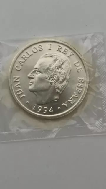 Moneda De 2000 Pesetas De Juan Carlos I Del Año 1994 De Plata. S/C.