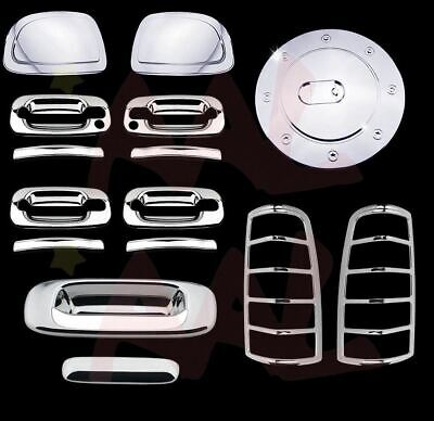 AAL Chrome Cover 03-06 Chevy Silverado Mirror Door Handle Tailgate Taillight Gas