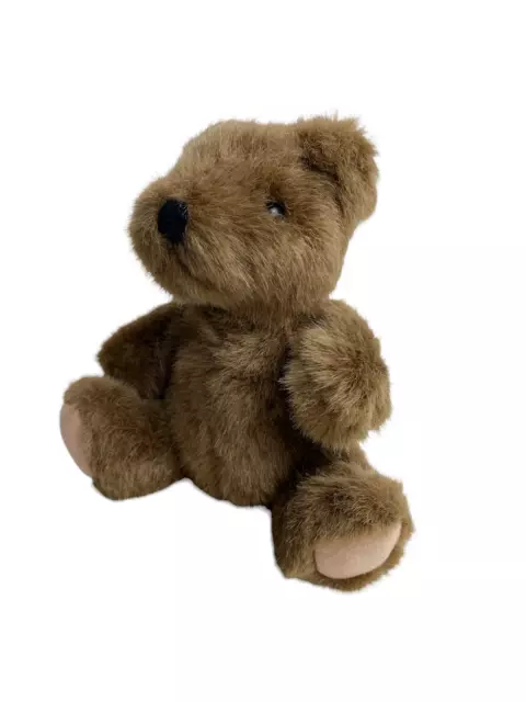 OSH KOSH Bgosh Plüsch Teddy Bär Teddybär ca 16cm Arme Beine Kopf bewegbar Braun