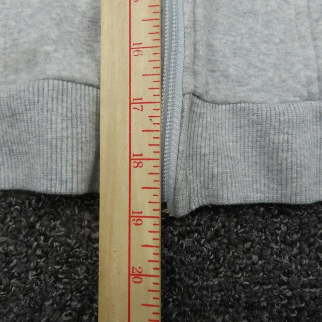 Giacca Nike Ragazze Grigio Medio Centro Logo Zip Intera Con Cappuccio Maniche Lunghe Giovani 6