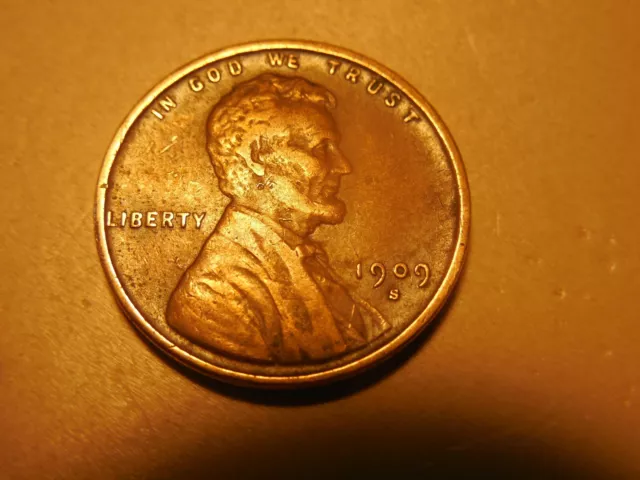 1909S VDB Lincoln Head Penny in VF+-XF Condition. Stunner. But you decide!!!!!!!