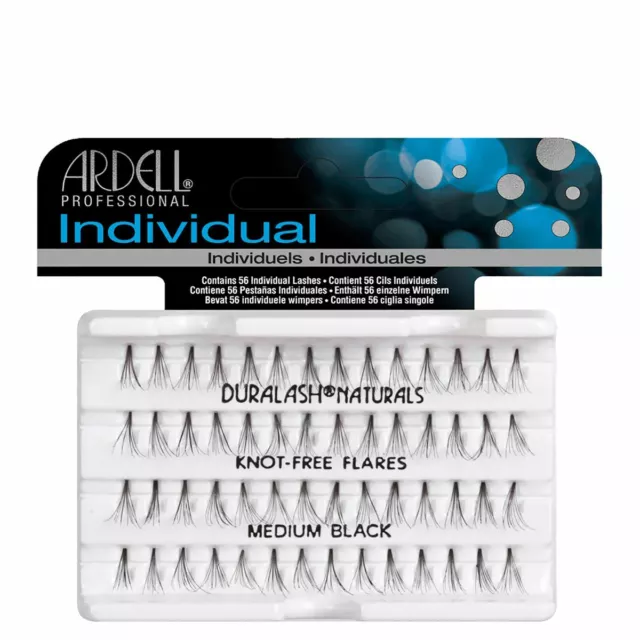 Ardell DuraLash Individuals Knot-Free Naturals Medium Black