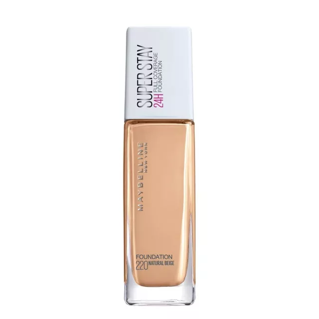 Maybelline New York Liquid Foundation Color 220 Natural Beige For Girls 30ml