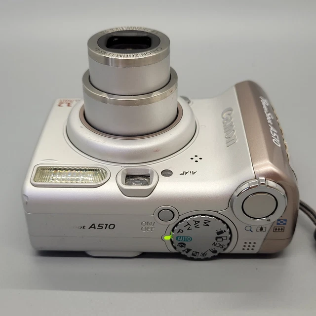 Canon PowerShot A510 3,2 megapixel fotocamera digitale compatta argento testato 13
