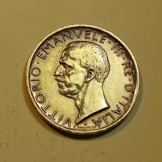 RE VITTORIO EMANUELE III.  5 Lire 1927