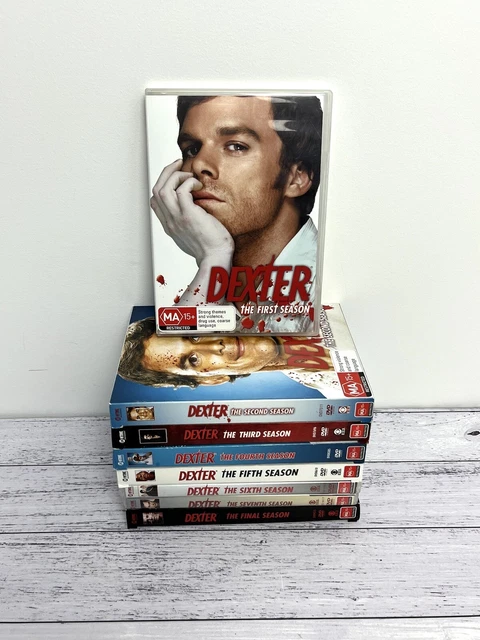DEXTER TV SERIES Complete Collection Seasons 1 2 3 4 5 6 7 8 Region 4 ...