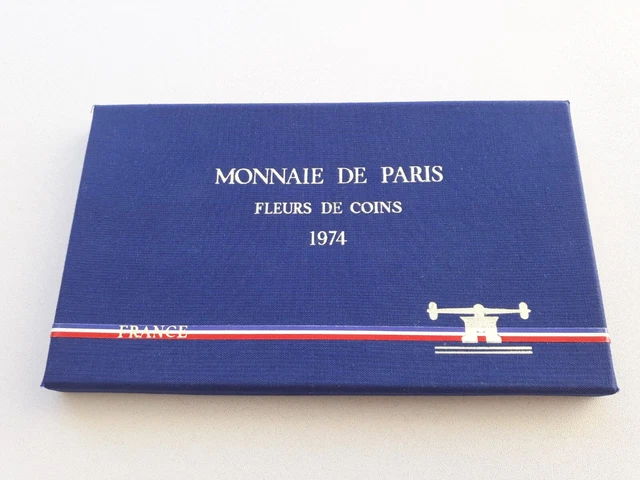 Coffret FDC 1974 avec 50 Fr Hercule Argent état neuf 3