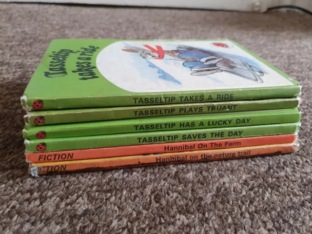 Vintage Ladybird Series 497 Tasseltip And Hannibal 6 Book Collection B3