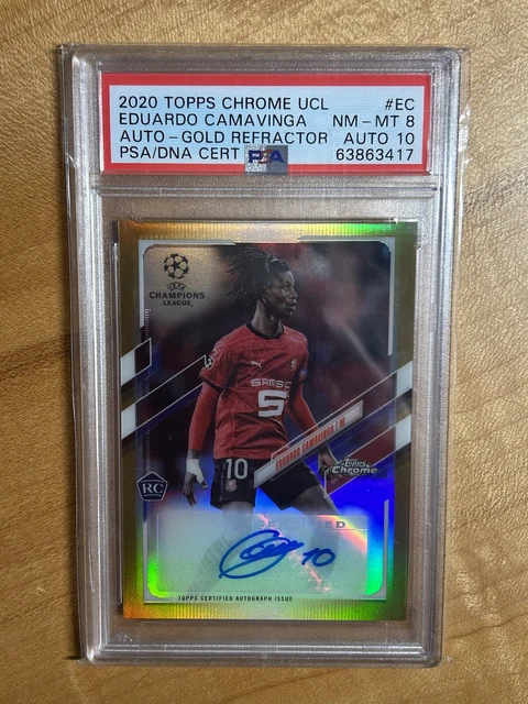2020 topps chrome ベリンガム RC Auto PSA8