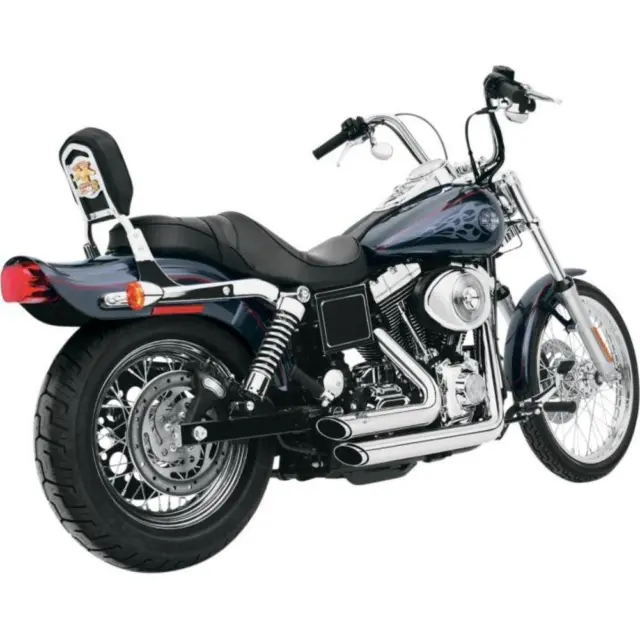 Vance & Hines 17213 Shortshots Staggered Exhaust System - Chrome