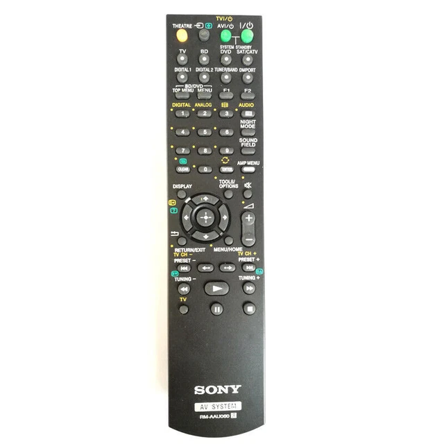 Télécommande De Rechange Pour Ampli Sony STR-DA Série ES – Compatible STR-3400ES, STR-3500ES, STR-DA5300ES, Etc.