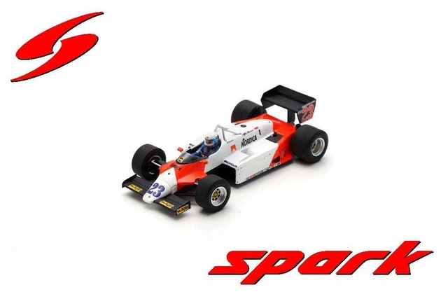 F1 SPARK 1/43 EUROBRUN ER188 O.LARRAURI MONACO GP 1988