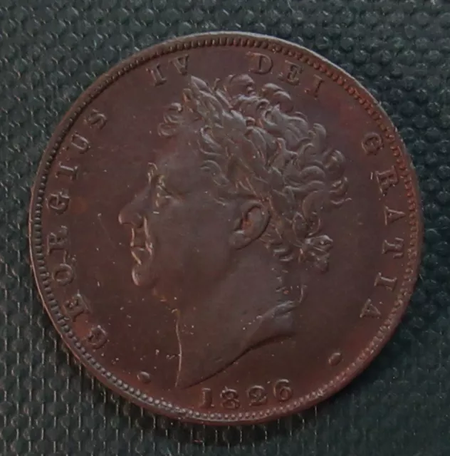 Great Britain   1826 George IV  Farthing